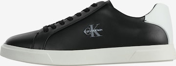 Baskets basses Calvin Klein en noir : devant