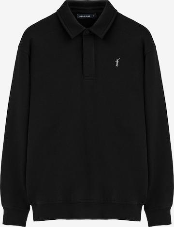 Polo Club Sweatshirt in Schwarz: Vorderseite