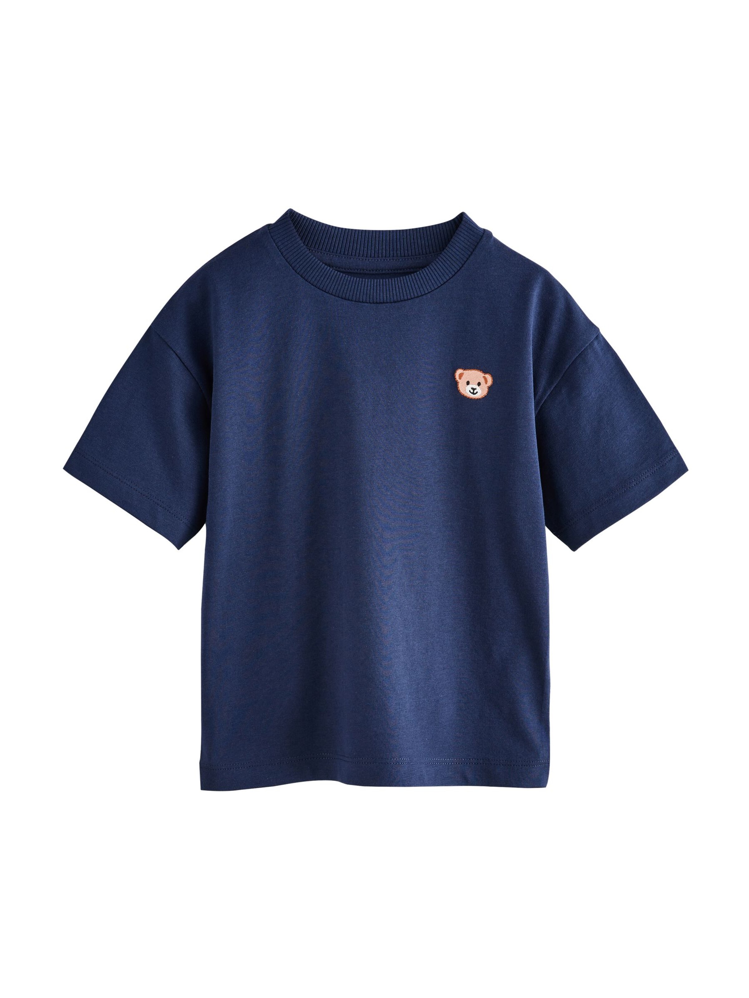 T-Shirt Next en bleu : devant