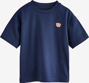 T-Shirt Next en bleu : devant