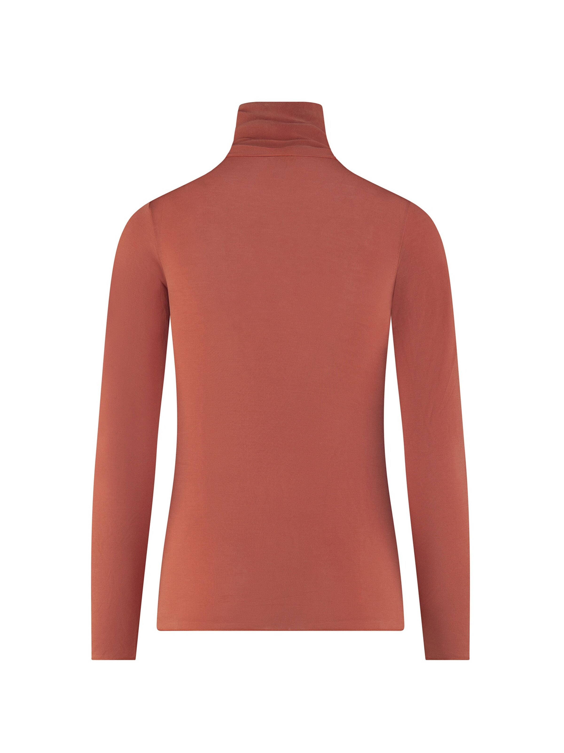 Maglietta intima 'Body Dolcevita Manica Lunga in Cashmere e Modal' di Ciocca in arancione
