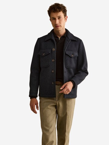 Il Lanificio Winter Jacket in Blue: front