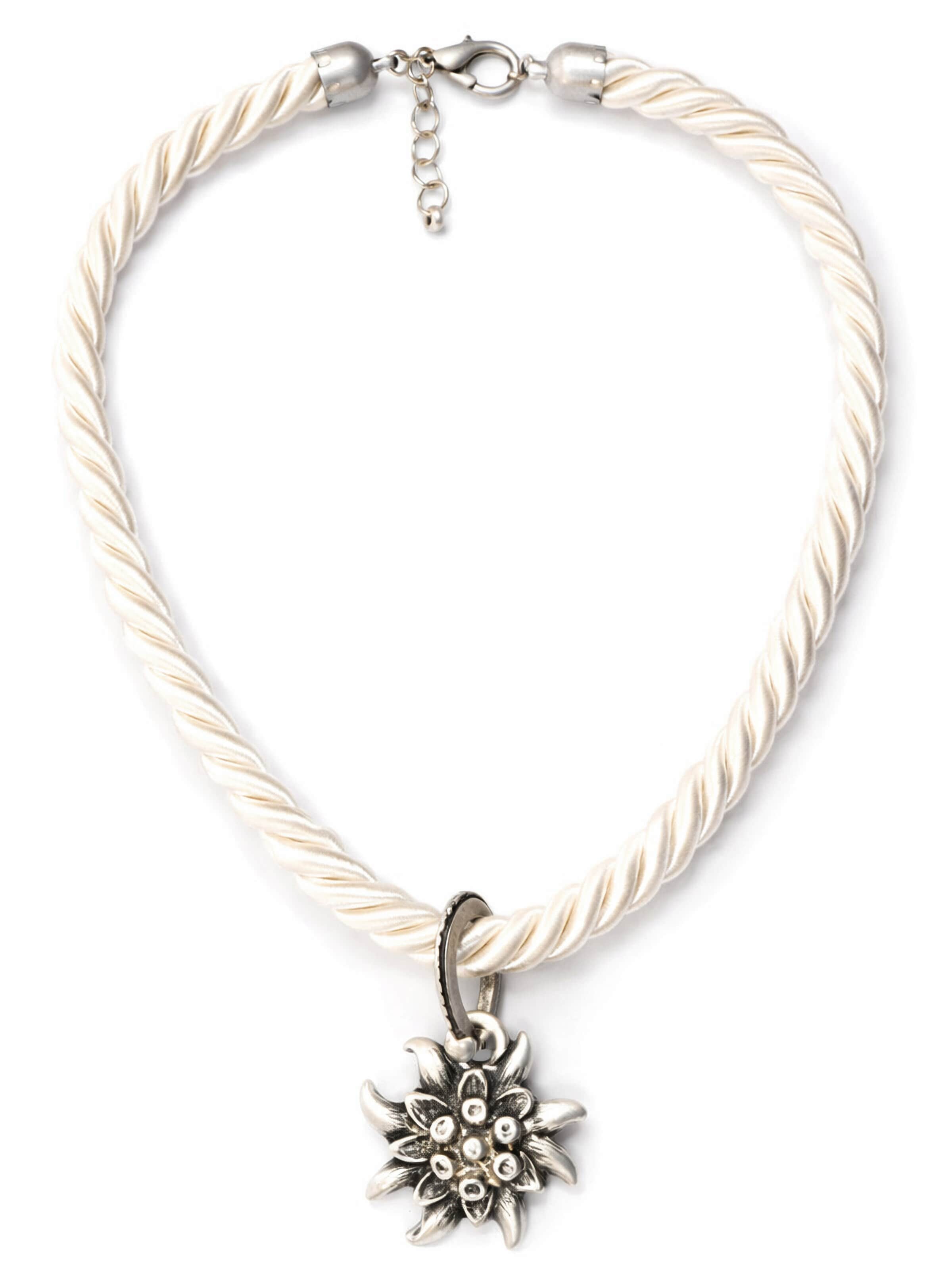 Allgäu Rebell Necklace 'Marlene' in Beige: front