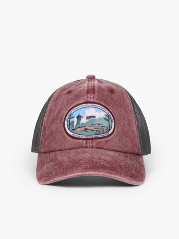 Șapcă 'Mountain Trucker' de la Scalpers pe roșu