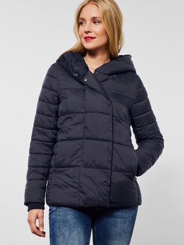 STREET ONE Winter Jacket in Blue: front