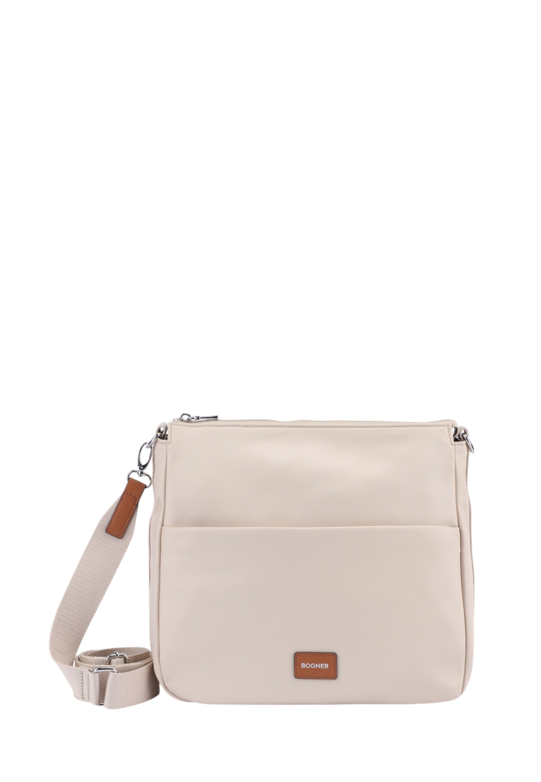 BOGNER Crossbody Bag 'Fully 1.0 Isalie' in Grey: front