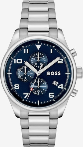 mėlyna BOSS Analoginis (įprasto dizaino) laikrodis: priekis