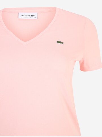 LACOSTE Koszulka w kolorze różowy
