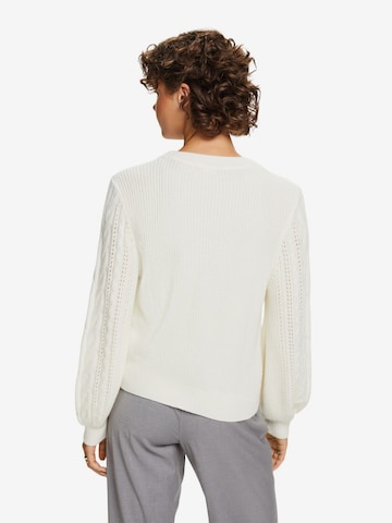 Cardigan ESPRIT en blanc