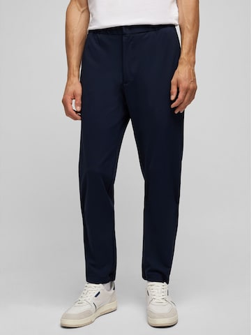 Coupe slim Pantalon HECHTER PARIS en bleu : devant