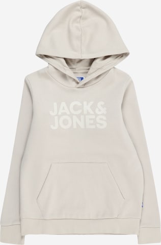 Coupe regular Sweat Jack & Jones Junior en beige : devant