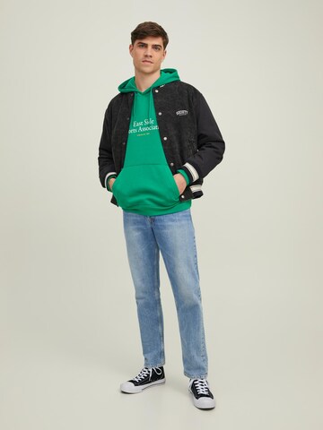 Felpa 'Brink City' di JACK & JONES in verde