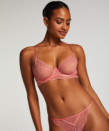 Hunkemöller T-Shirt BH 'Isabelle' in Pink