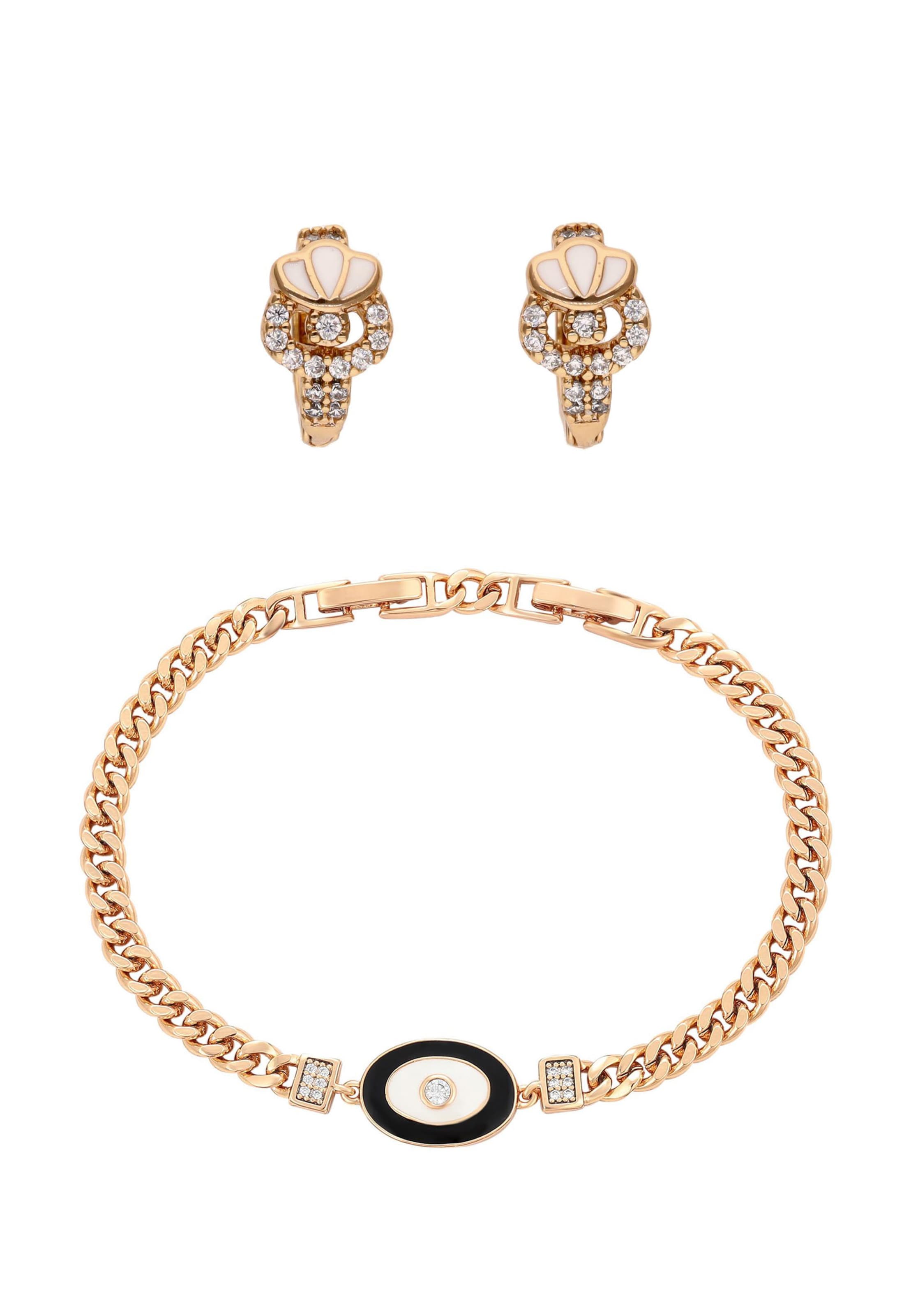 faina - Conjuntos de bijuteria em ouro: frente