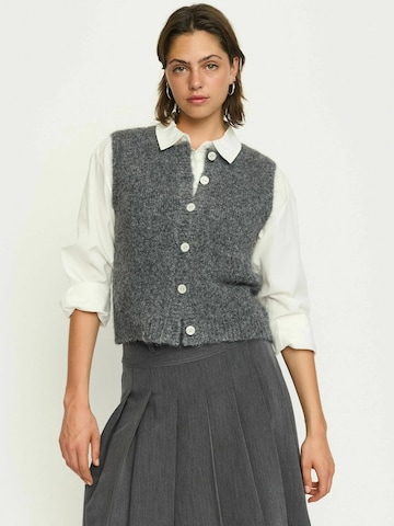 Gilet 'SRCamilla' Soft Rebels en gris : devant