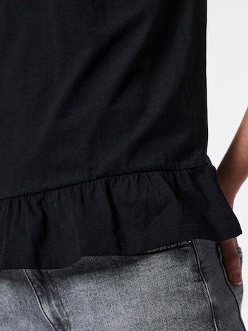 juoda PIECES Marškinėliai 'PCDISSO'