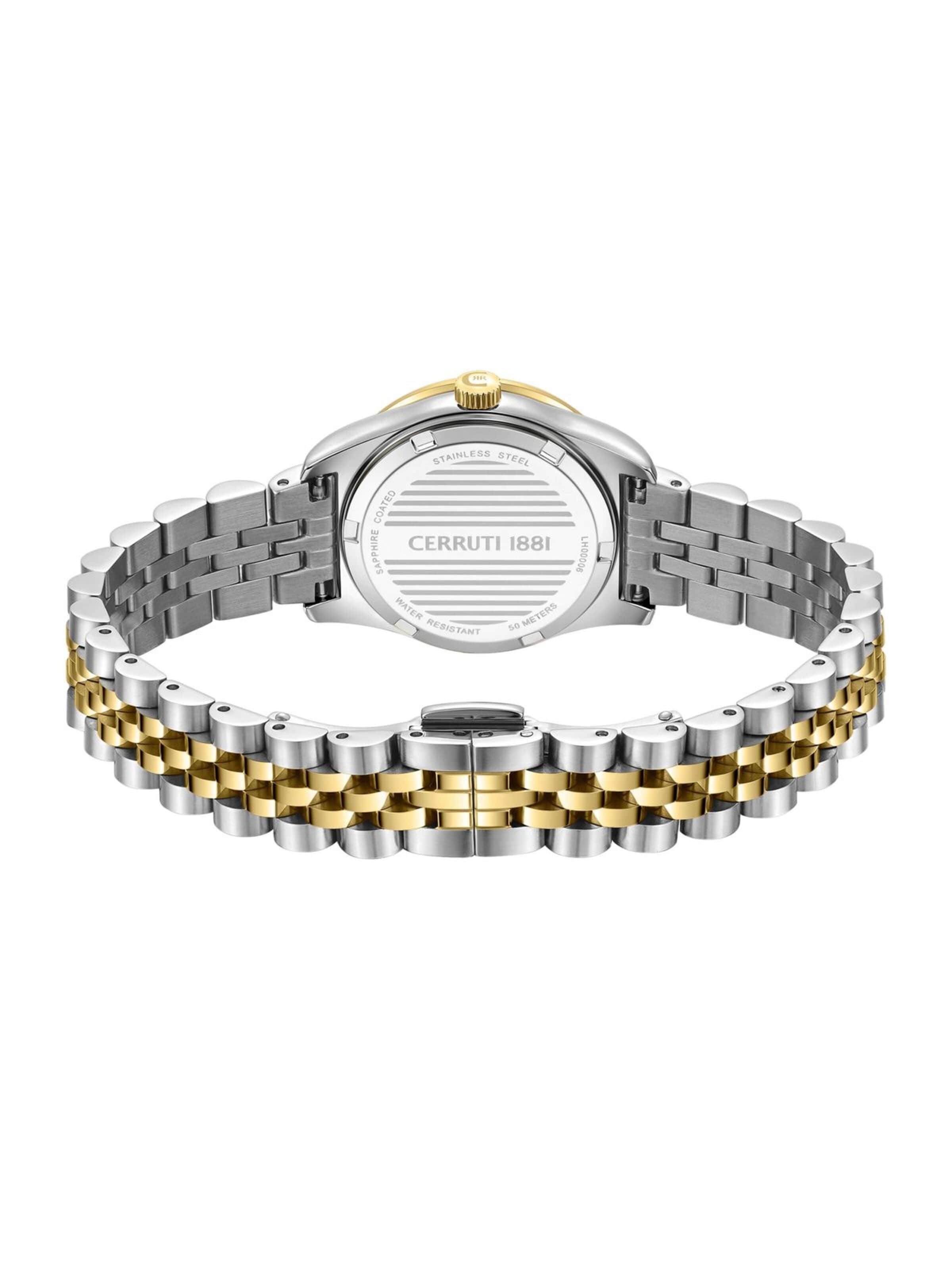CERRUTI 1881 Analoguhr 'Date watch Cerruti Watch Baccio'‌‌ in Gold