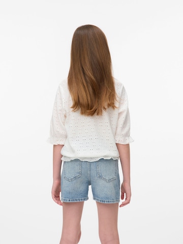 Vero Moda Girl Shirt 'VMLACELY ' in White