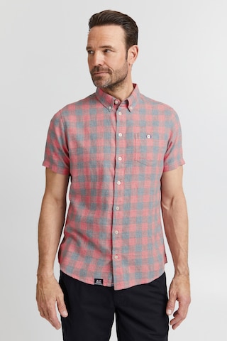 FQ1924 Regular fit Button Up Shirt 'Yaron' in Red: front
