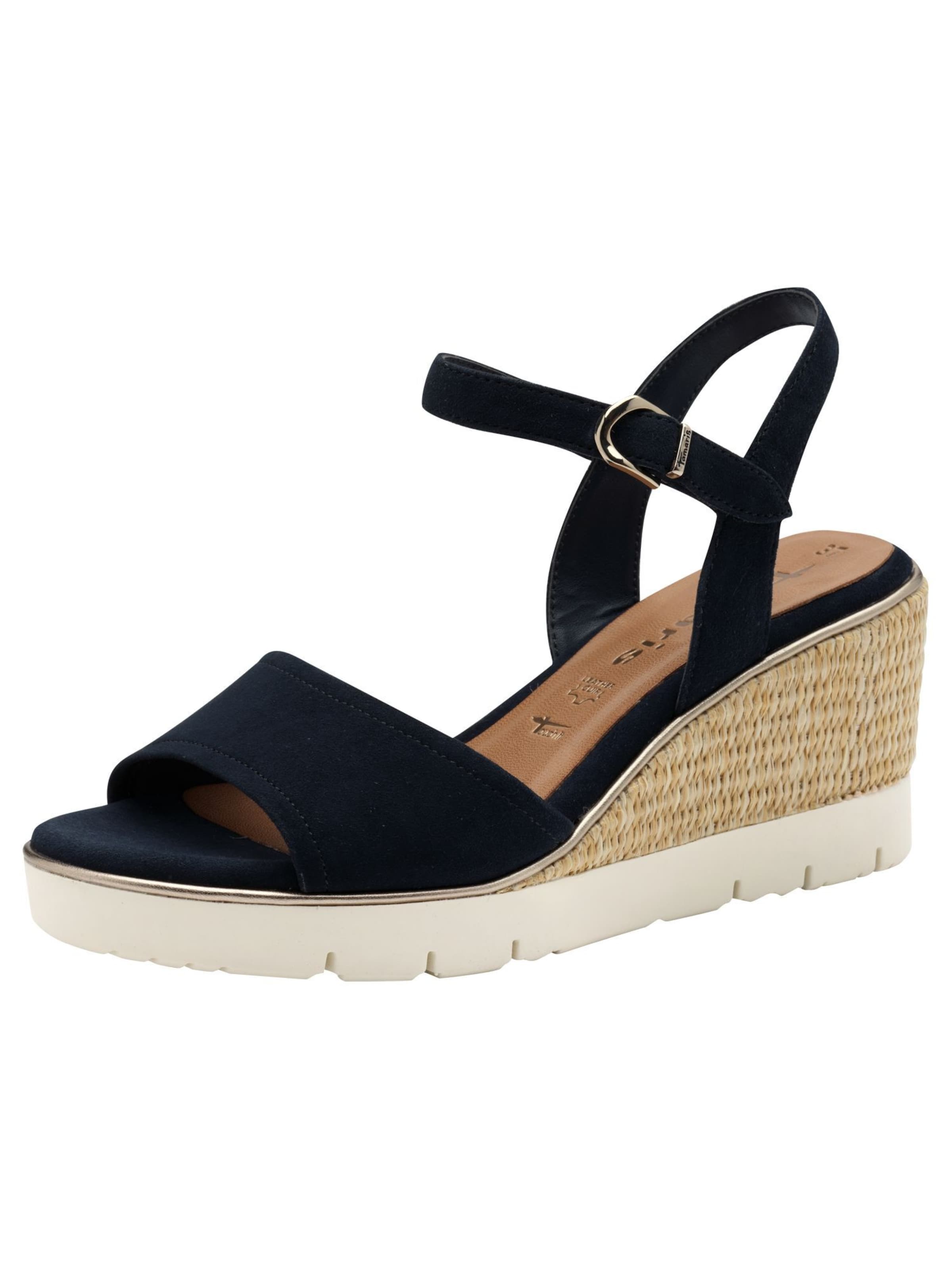 Tamaris Sandaal in Blauw: voorkant