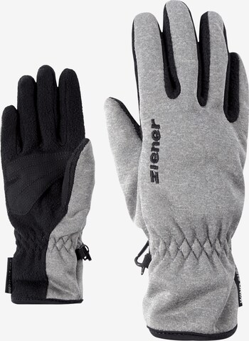 ZIENER Athletic Gloves 'Limport' in Grey: front