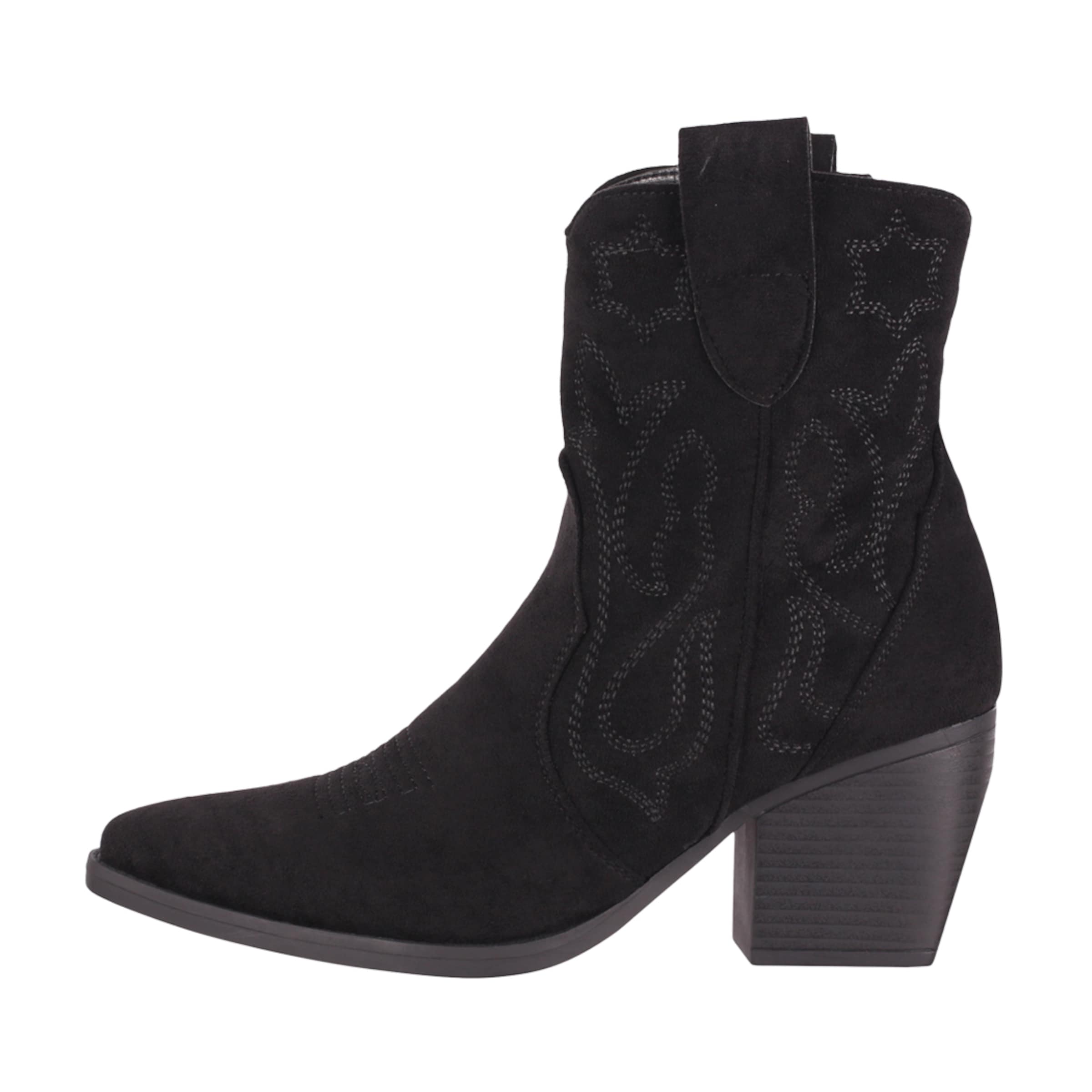 Elara Comwboystøvler i sort