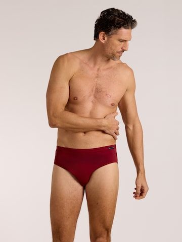 wavebreaker Swim Trunks in Red