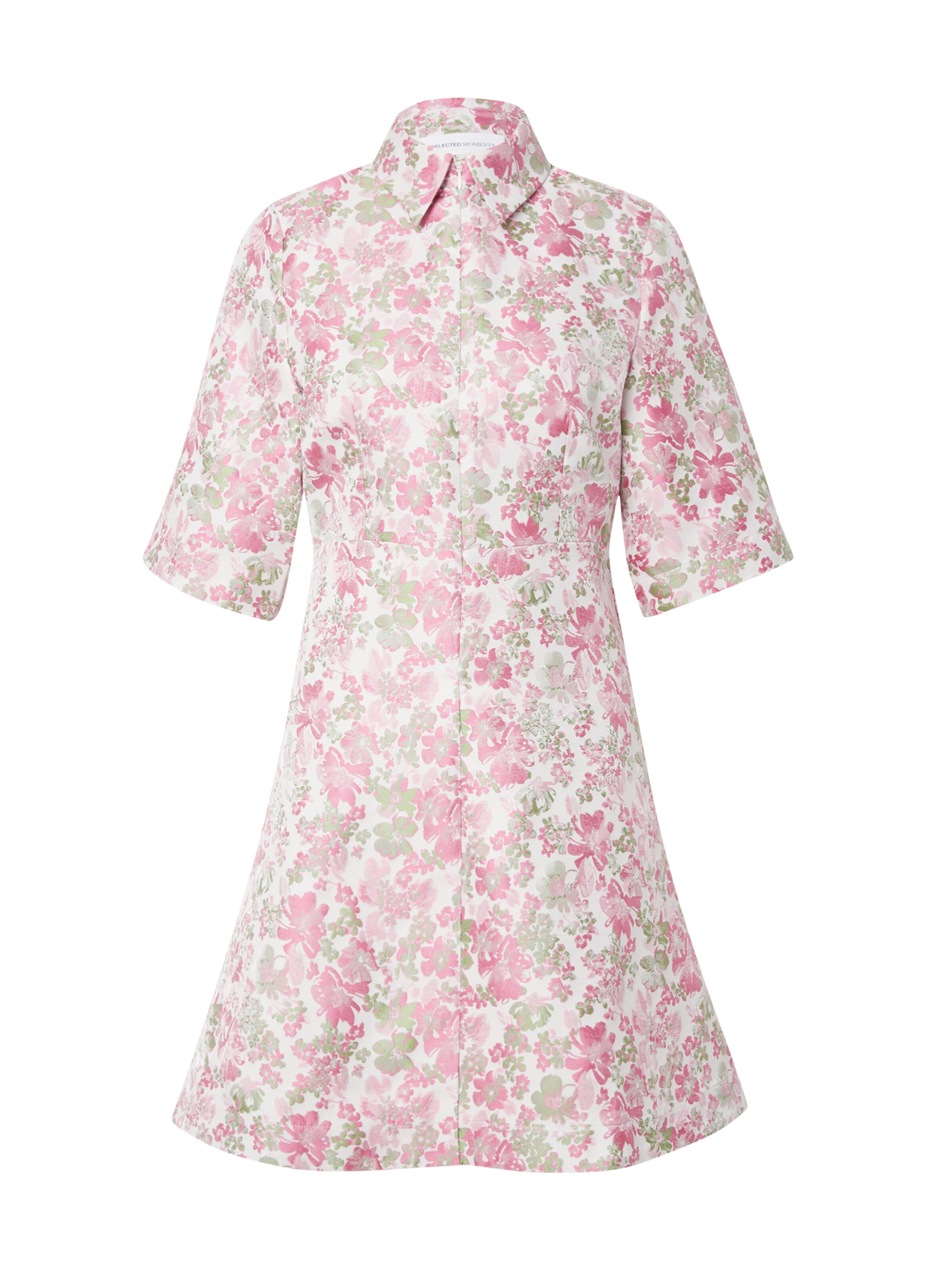 SELECTED Blusekjole 'ARISA-ELEA' i hvid: forside