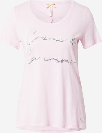 Key Largo Shirt in Roze: voorkant