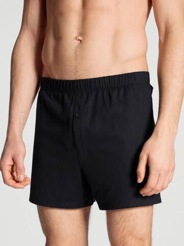CALIDA Boxer shorts 'Cotton Code' in Black