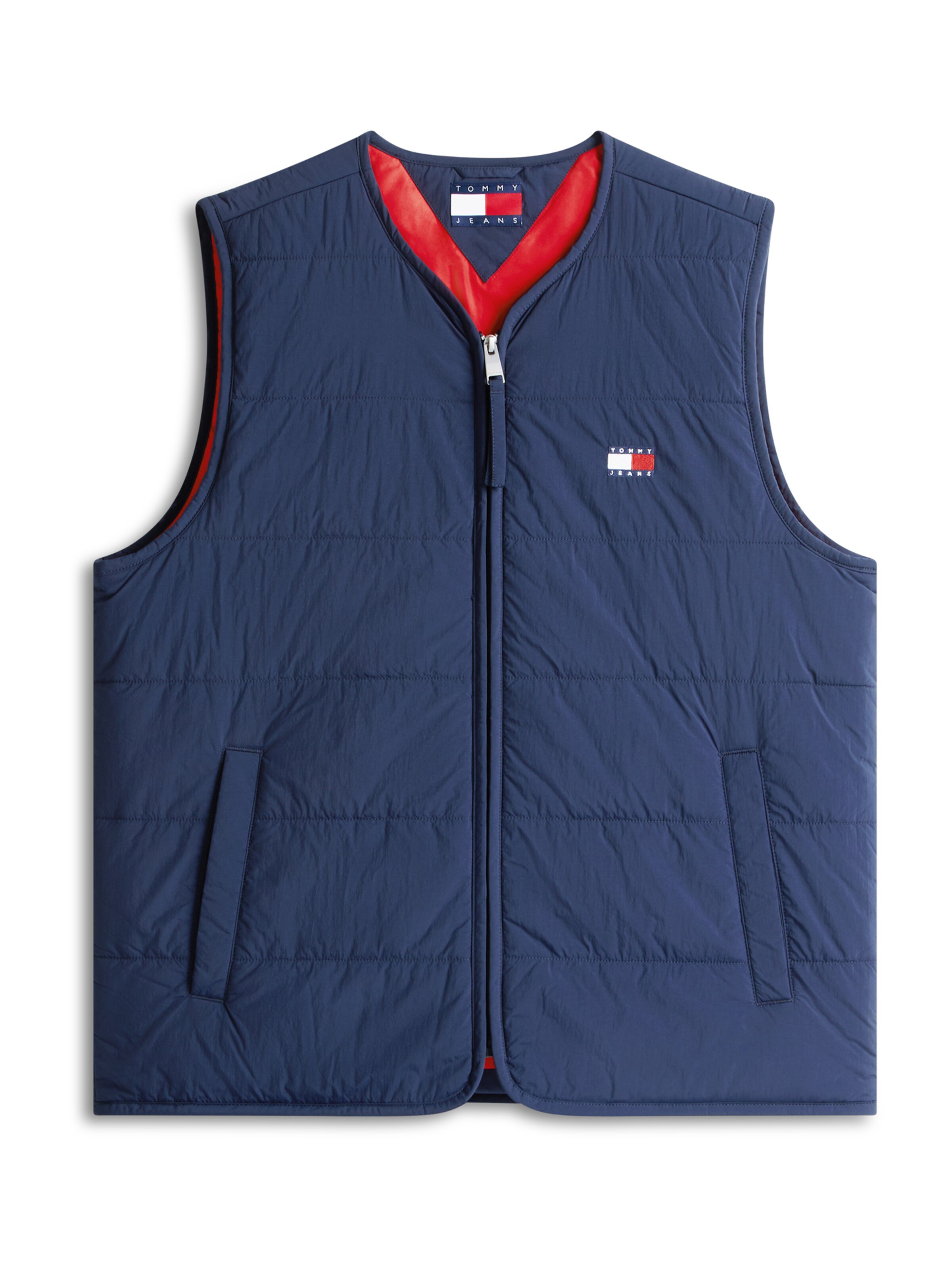 Tommy Jeans - Chaleco 'HERITAGE' en azul: frente