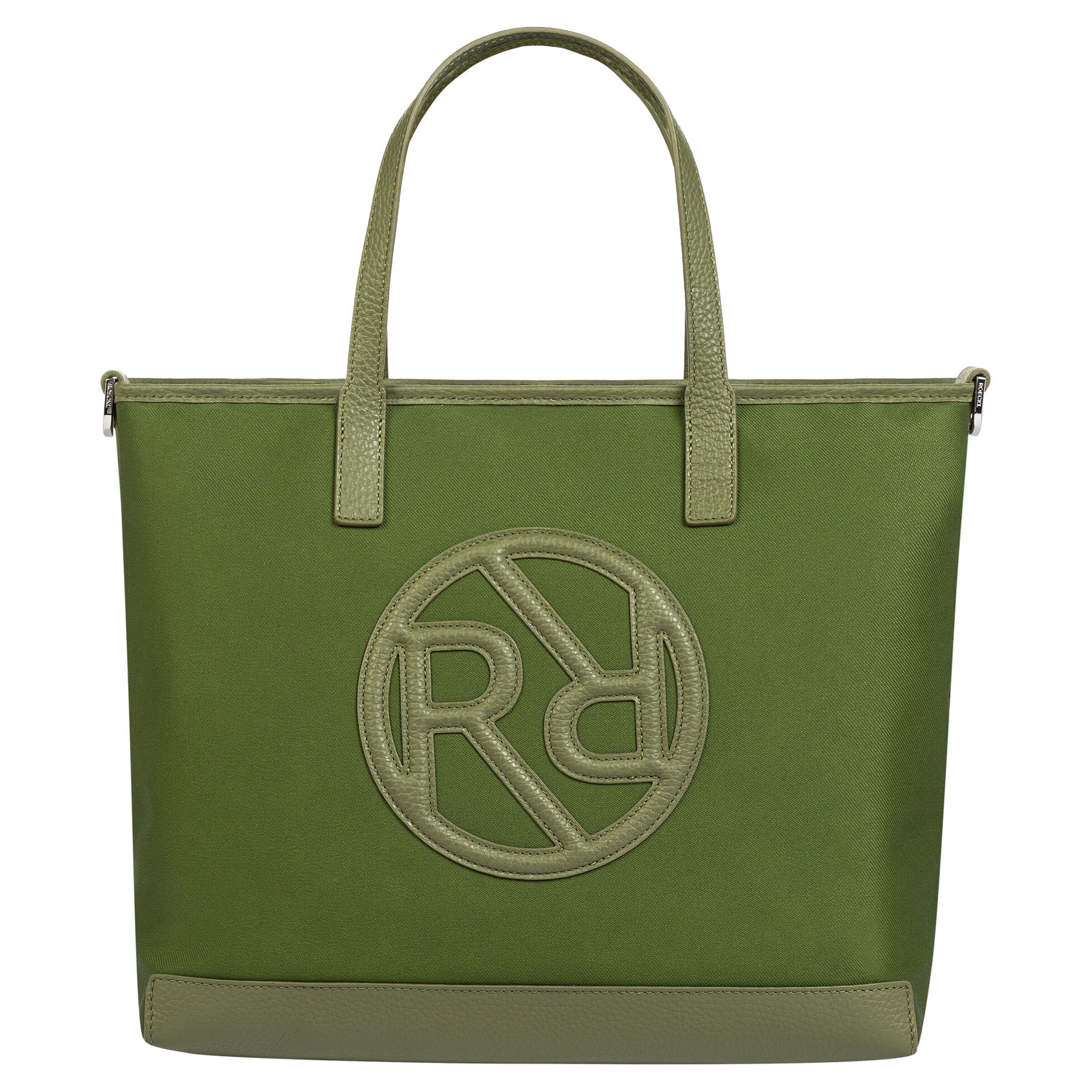 Roeckl Tasche 'NAVIA SHOPPER MEDIUM' in Grün: Vorderseite