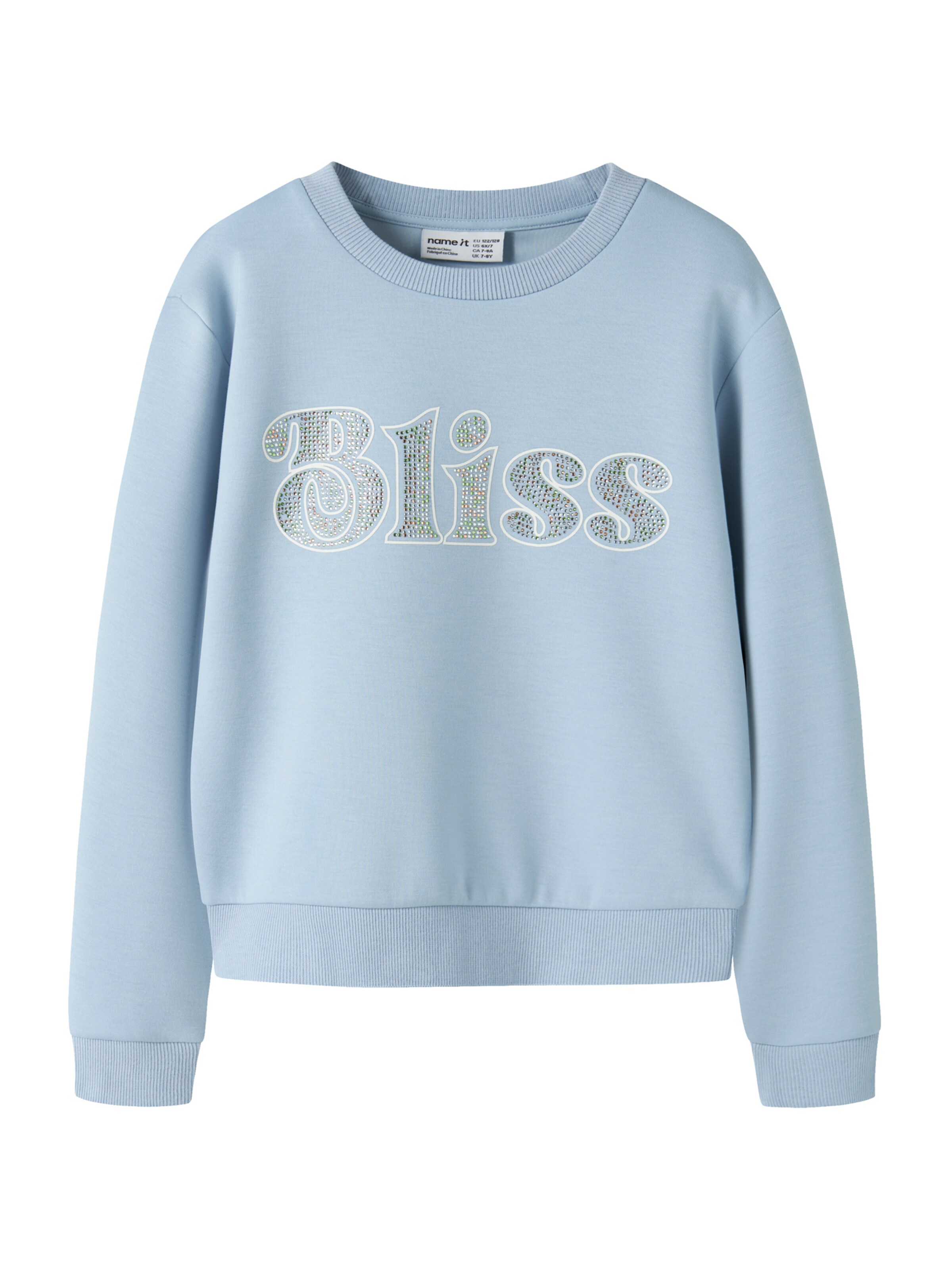 NAME IT Sweatshirt 'NKFKASTO' i blå: framsida