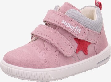 SUPERFIT - Zapatos primeros pasos 'Moppy' en rosa: frente