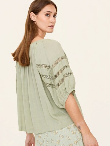 Odd Molly Blouse 'Leftovers' in Groen