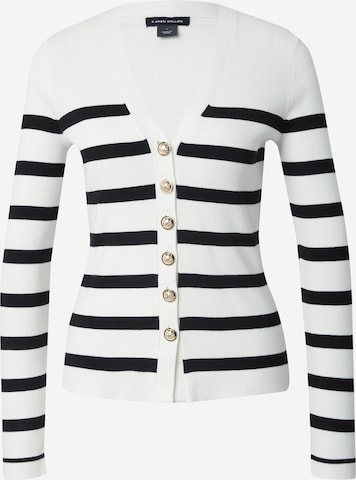 Karen Millen Knit Cardigan in White: front