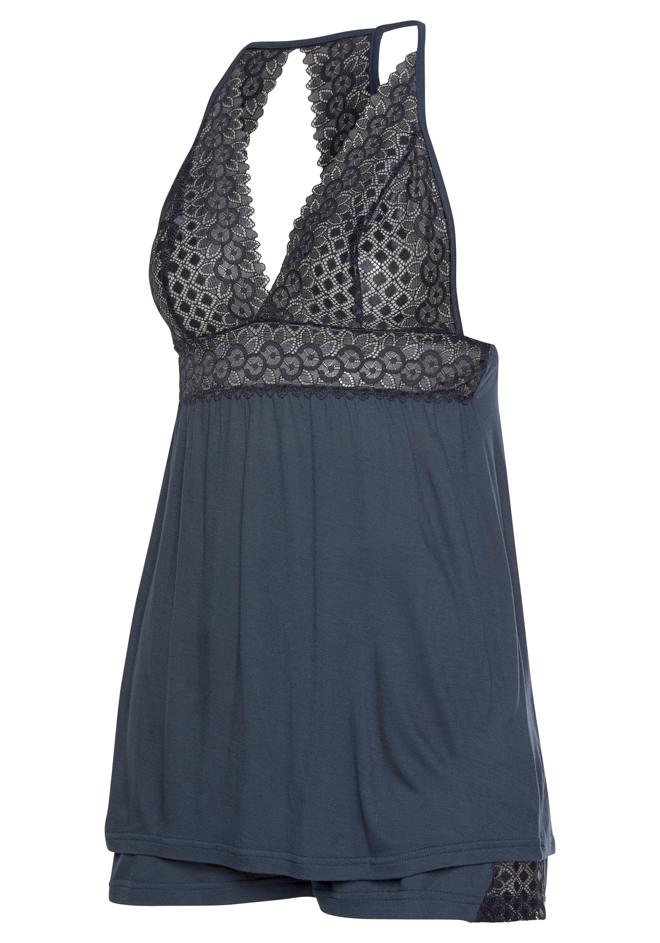 LASCANA Shorty i blå