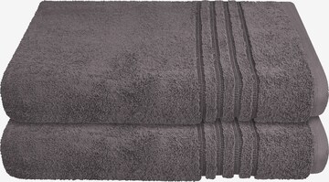 SCHIESSER Shower Towel 'Milano' in Grey: front