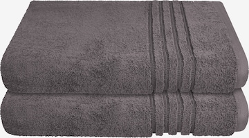 SCHIESSER Shower Towel 'Milano' in Grey: front