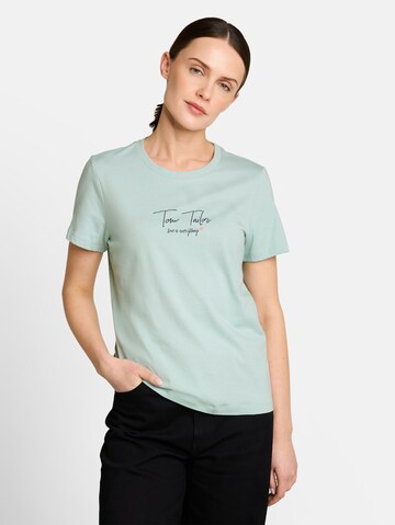 TOM TAILOR Футболка в Синий: спереди