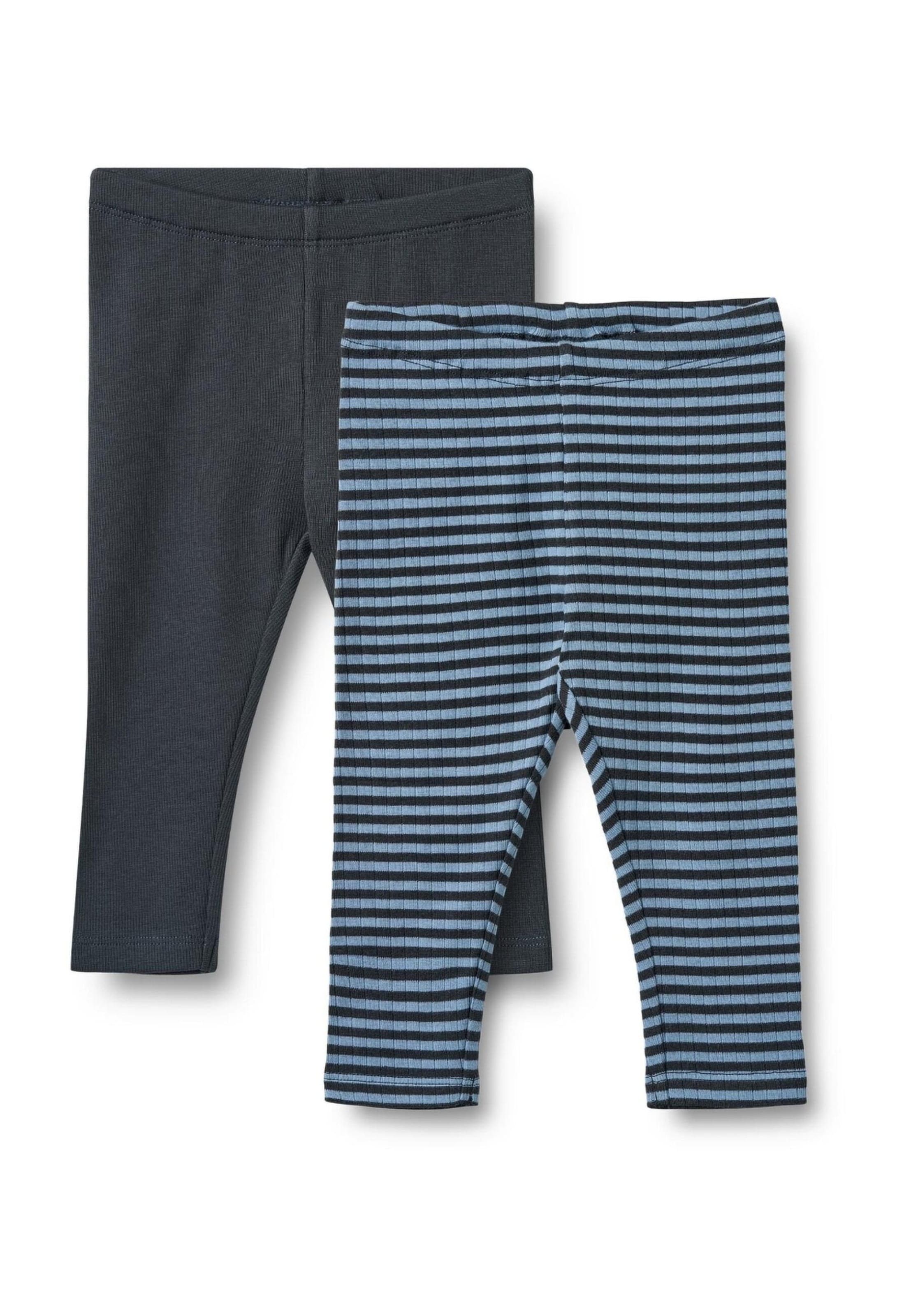 WHEAT Normální Legíny 'Jules' – modrá: přední strana