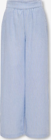 ONLY GIRLS Wide leg Pants 'KOGSmilla' in Blue: front