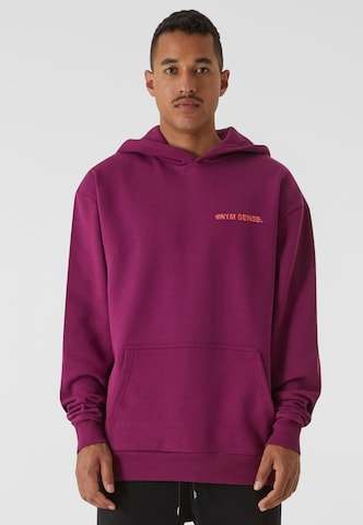 9N1M SENSE Sweatshirt 'Anatomy 2' in Lila: Vorderseite