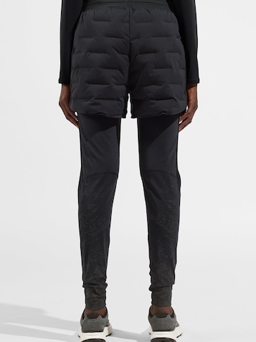 ODLO Slimfit Sporthose 'ZEROWEIGHT INSULATOR'‌‌‌‌‌‌‌‌‌ in Schwarz