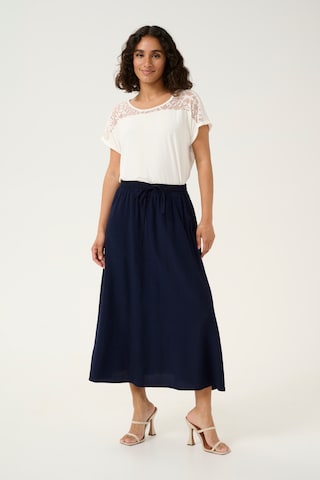 Cream Rok 'Lori' in Blauw