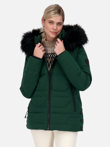 Alife and Kickin Winter Jacket 'ZophiaAK' in Green: front