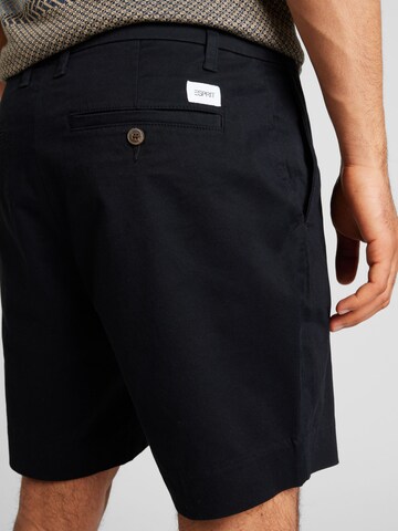 ESPRIT - Slimfit Pantalón chino en negro