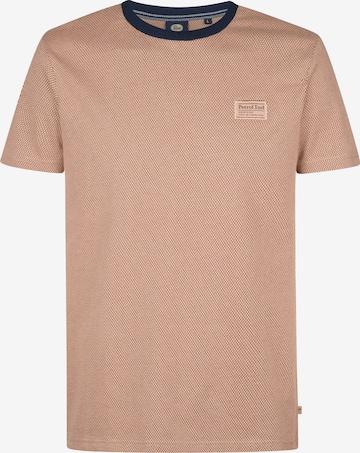 Petrol Industries T-Shirt 'Tealcrest' in Braun: Vorderseite