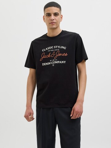JACK & JONES Shirt in Zwart: voorkant
