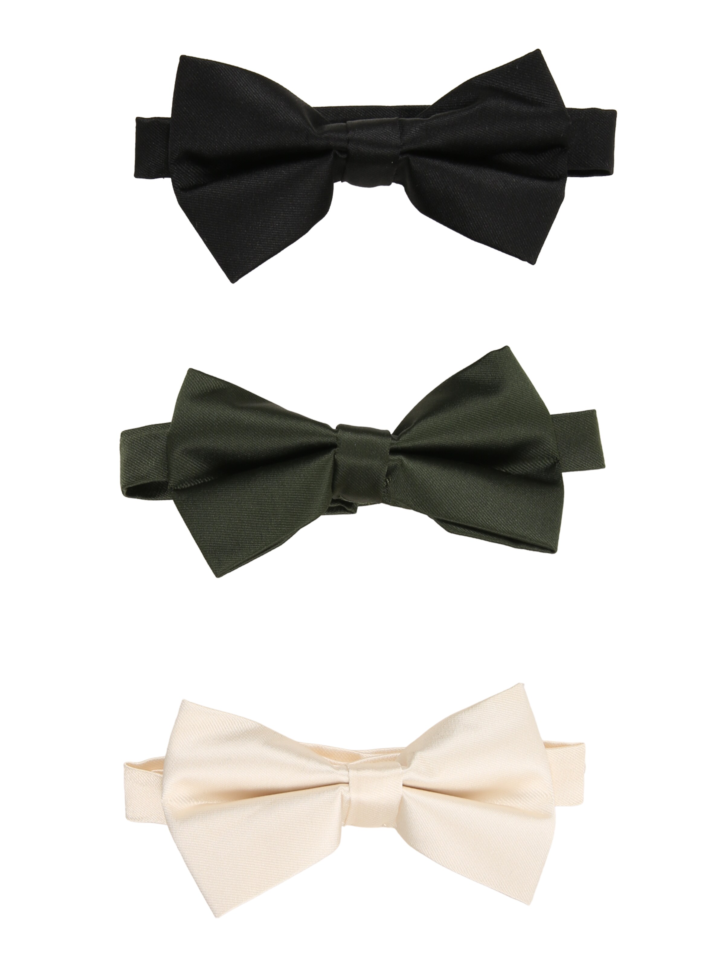 ABOUT YOU Fliege in dunkelgrün / schwarz / offwhite, Produktansicht